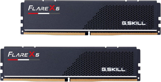 G.SKILL Flare X5 Series (AMD Expo) DDR5 RAM 32GB (2X16Gb) 6000Mt/S CL30-38-38-96 1.35V Desktop Computer Memory UDIMM - Matte Black (F5-6000J3038F16GX2-FX5)