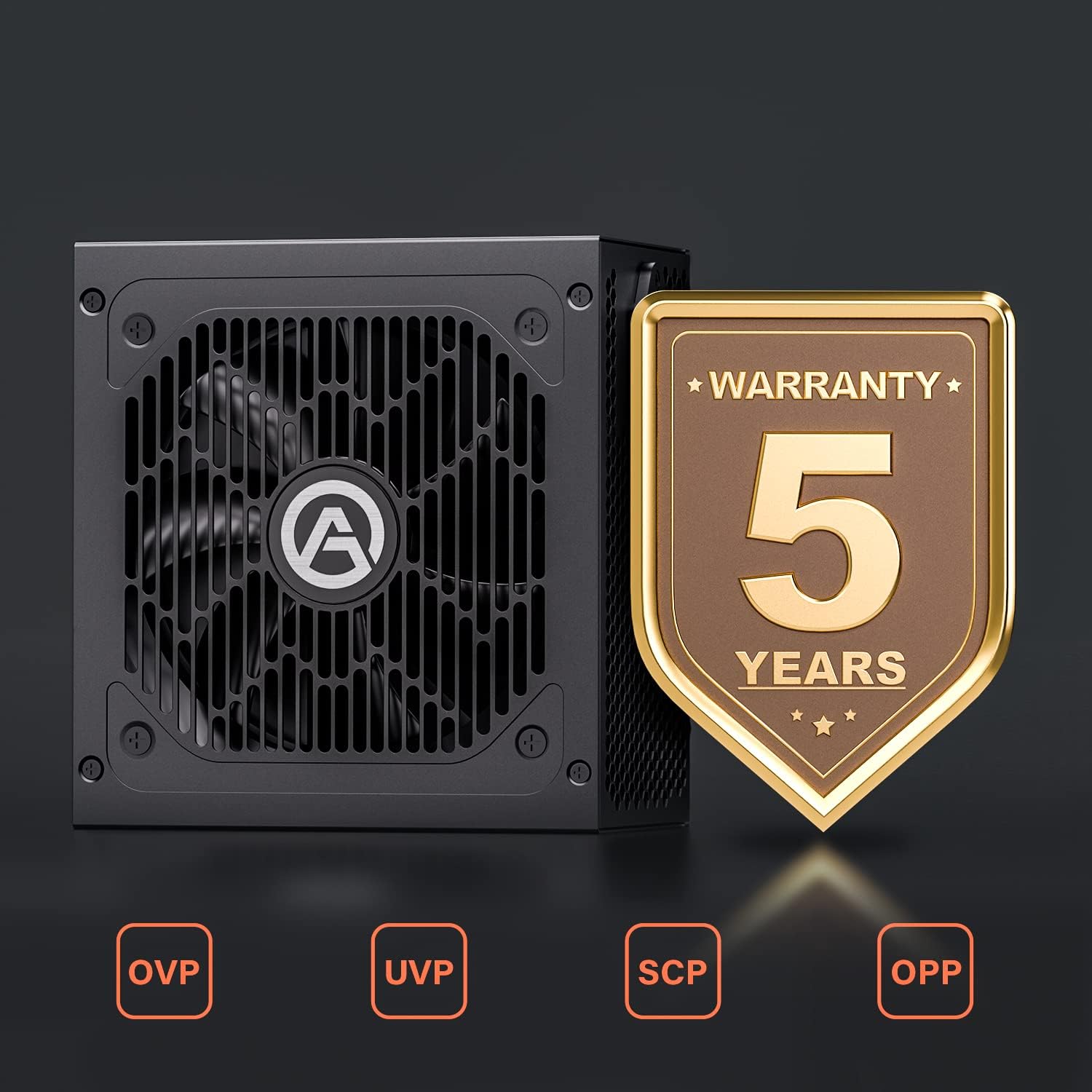 AGV Series 750W Power Supply, 80 plus Bronze Certified, Semi Modular Power Supply, 5 Year Warranty