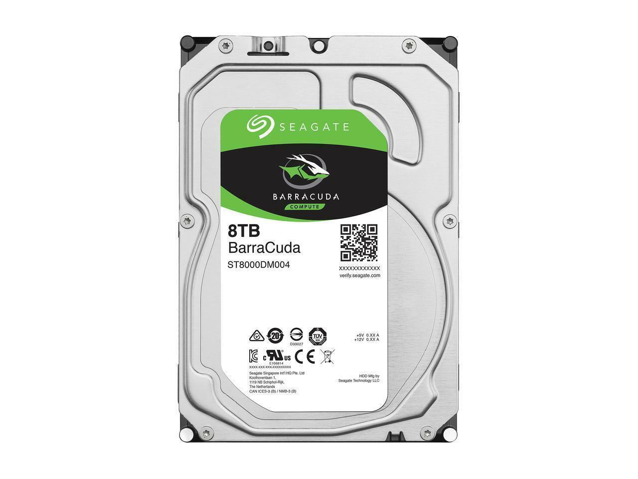 Seagate Barracuda 8TB 5400RPM 256MB Cache SATA 6.0Gb/S 3.5" Internal Hard Dri...