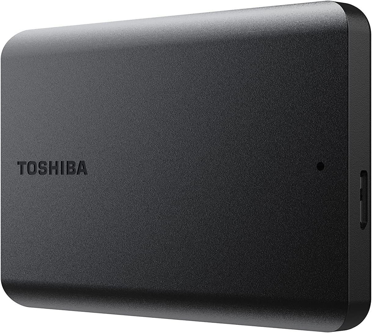 Toshiba Canvio Basics 2TB Portable External Hard Drive USB 3.0 Black - HDTB520XK3AA