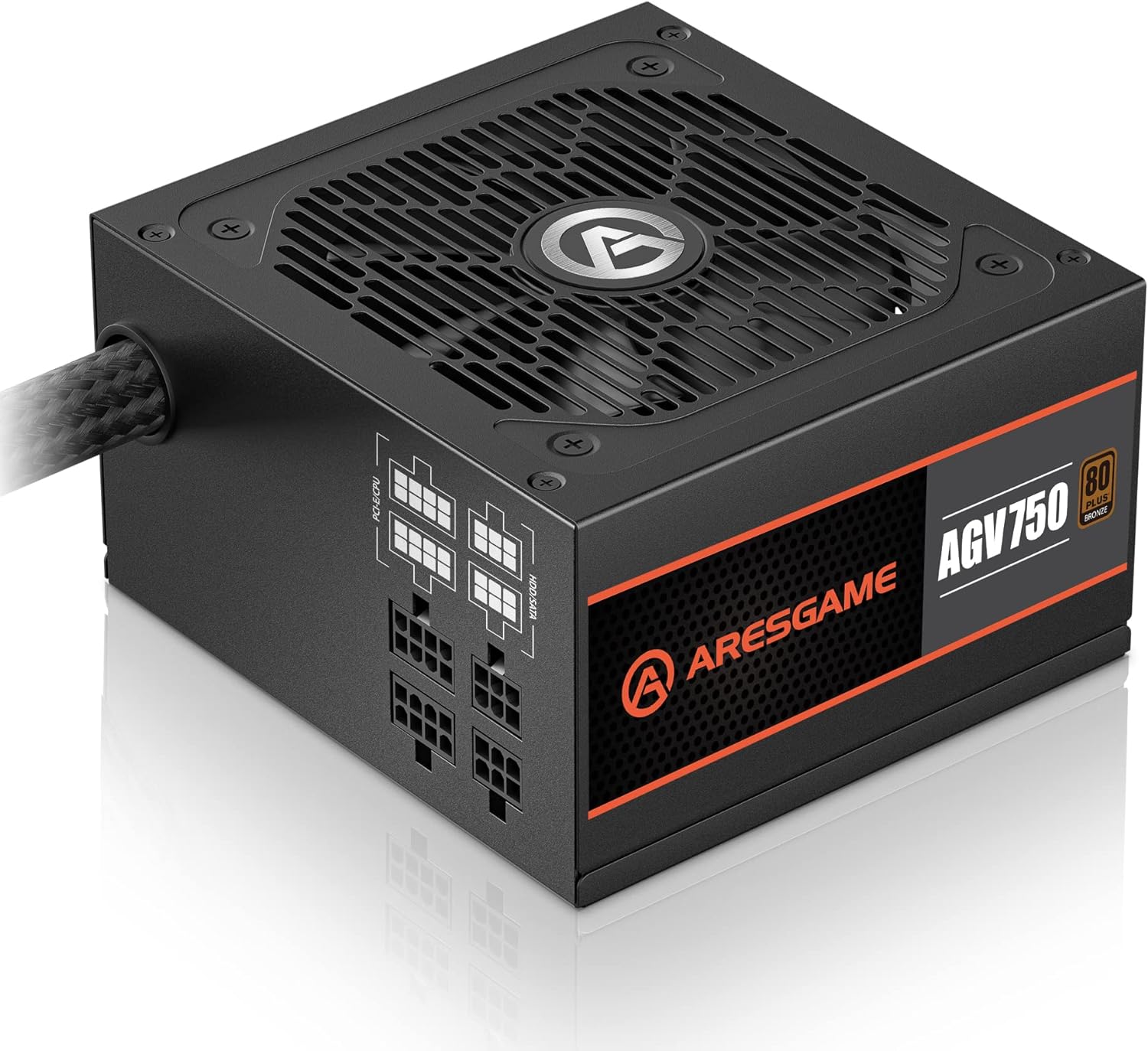 AGV Series 750W Power Supply, 80 plus Bronze Certified, Semi Modular Power Supply, 5 Year Warranty