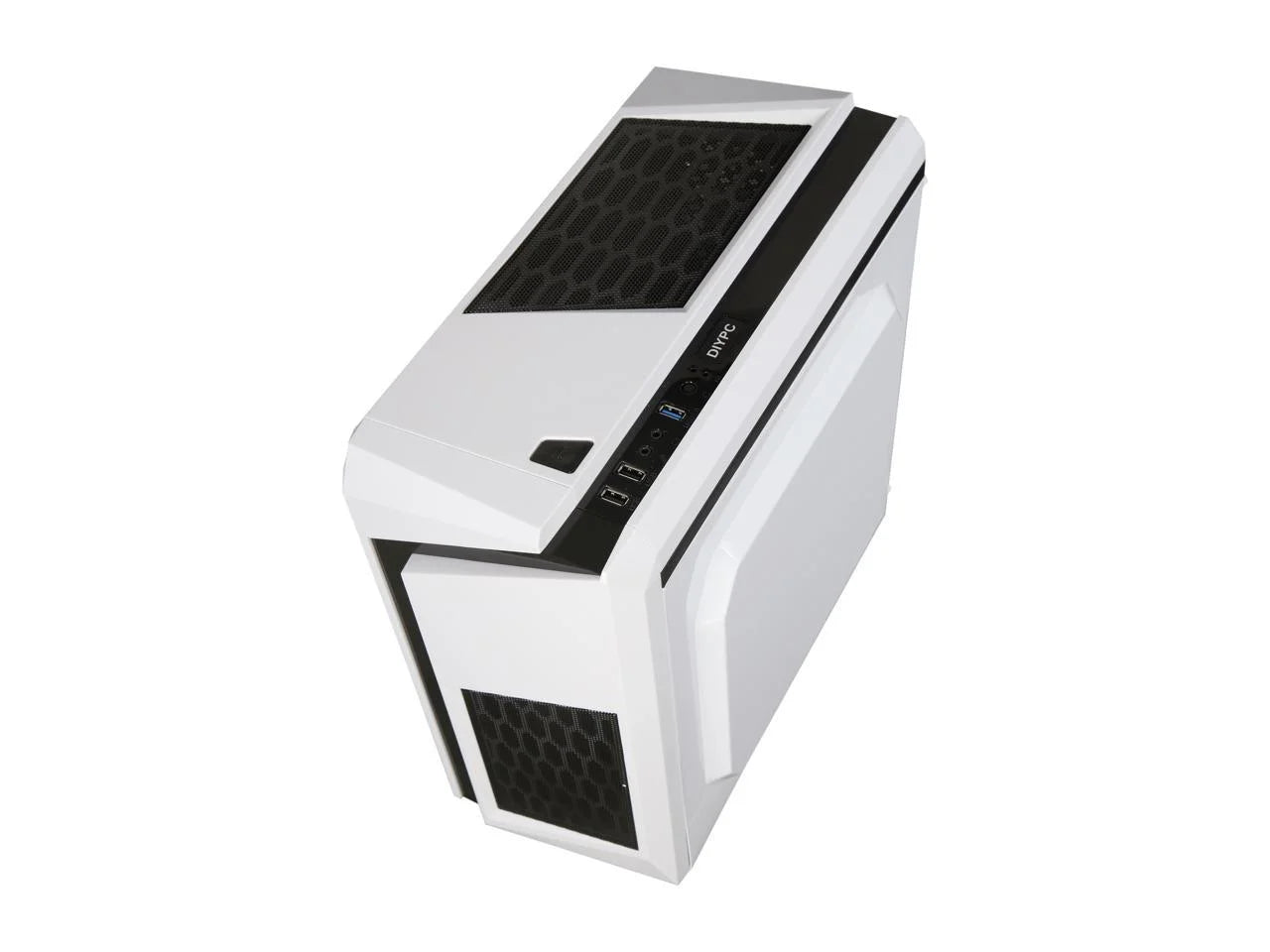 DIYPC-F2-W White SPCC Micro ATX Mini Tower Computer Pc Case