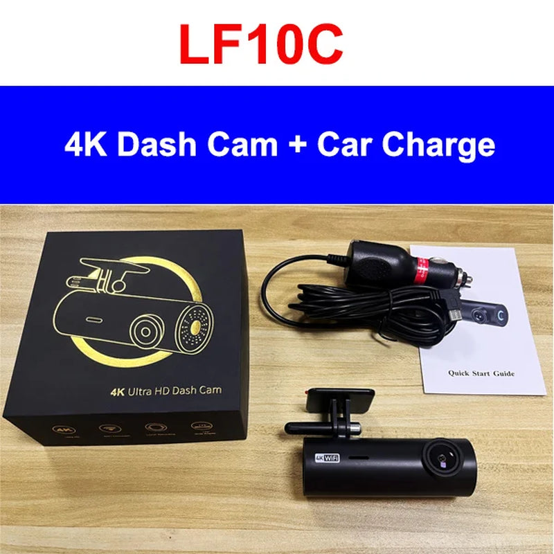 4K Dash Cam Front Car Action Camera Wifi DVR Video Playback Recorder Dashcam