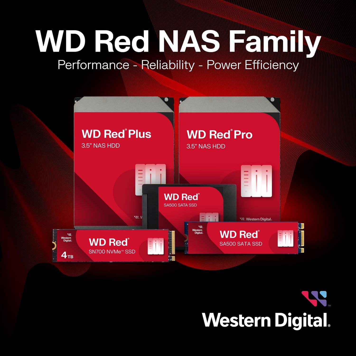 WD 4TB Red plus NAS Internal Hard Drive HDD - 5400 RPM, SATA 6 Gb/S, CMR, 256 MB Cache, 3.5" -WD40EFPX