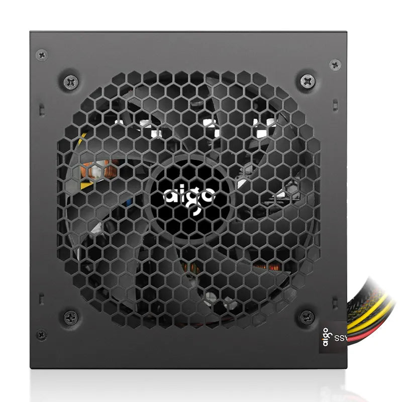 Aigo AK 500w Gaming PC PSU Power Supply 500W ATX Desktop Quiet 120mm RGB Fan color pc store