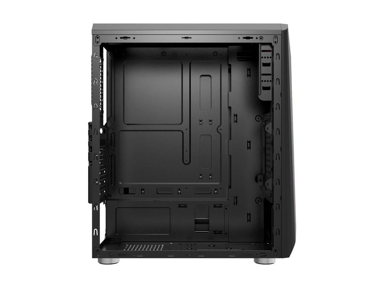 Bgears B-Vigor RGB Black Steel / Plastic / Tempered Glass ATX Mid Tower Computer