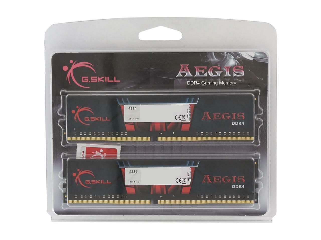 G.SKILL Aegis 16GB (2 X 8GB) 288-Pin PC RAM DDR4 3200 (PC4 25600) Intel XMP 2.0