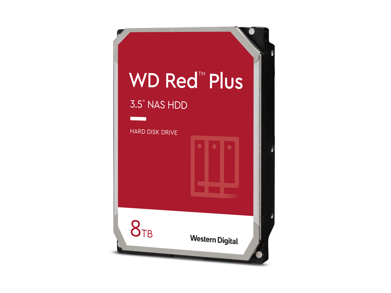 WD Red plus 8TB Hard Drive 3.5" Internal HDD (SATA/600) 5640Rpm NAS