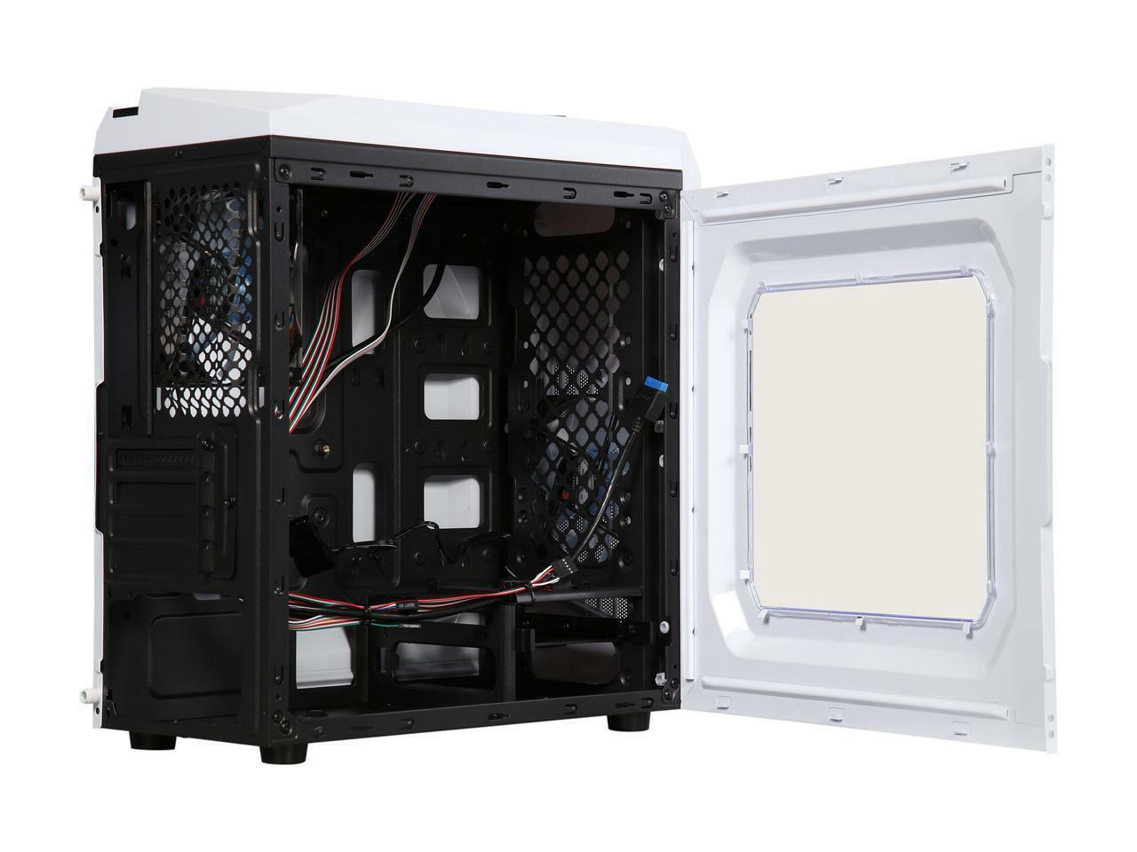 DIYPC DIY-F2-W White SPCC Micro ATX Mini Tower Computer Case