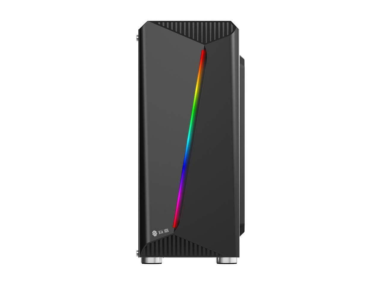 Bgears B-Vigor RGB Black Steel / Plastic / Tempered Glass ATX Mid Tower Computer