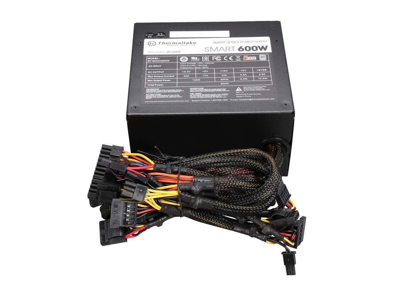 Thermaltake Smart Series 600W SLI / Crossfire Ready Continuous Power ATX12V V2.3